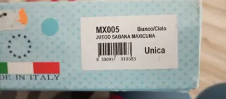 Juego de sábanas cuna Pastello 100% algodón