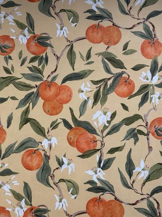 Rollo Papel Pintado Naranjos Ocre for Coordonné