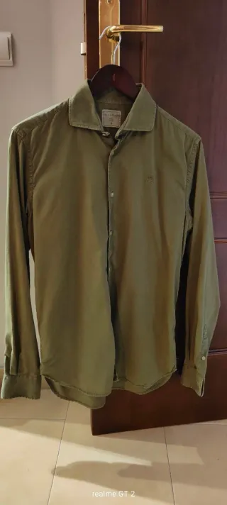 Camisa Scalpers Talla M Verde Oliva