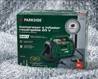Compresor e inflador Parkside 20V PKA 20-LI C3