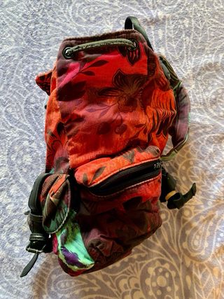 Mochila Desigual estampado floral (boho) original
