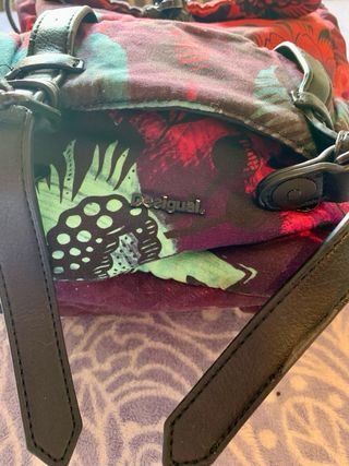 Mochila Desigual estampado floral (boho) original