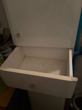 Armario baño blanco 190x40cm