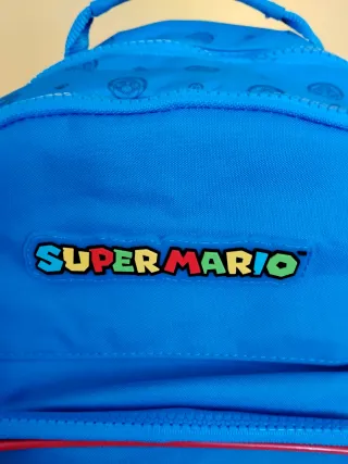 Mochila Super Mario Safta adaptable carrito 42 cm