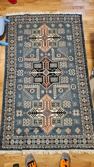 Tappeto Lana Naturale Caucasico 194x120