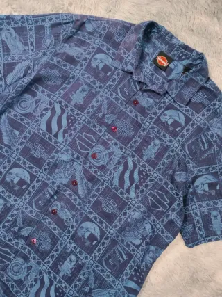Camisa Harley Davidson Estampado Gráfico Integral
