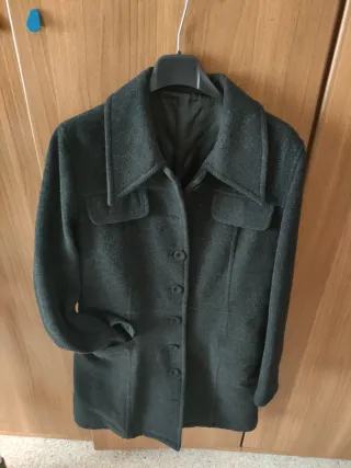 Elegante Cappotto donna grigio antracite