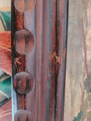 Cuadro decorativo de tela y madera
