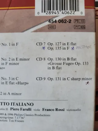 Beethoven String Quartets Violin Sonatas J. Carlos