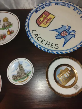 8 Platos Decorativos Varios Tamaños