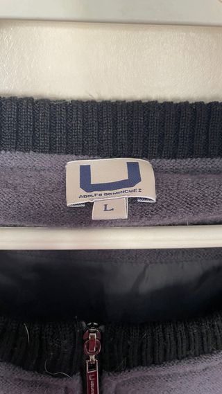 Chaqueta Adolfo Domínguez Gris y Negra talla L