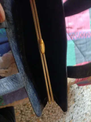 Borsetta vintage nera  nessuno marchio ho dovuto