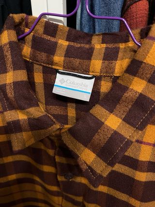 Camisa de franela Columbia a cuadros