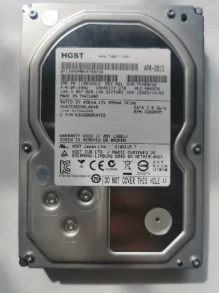 Disco Duro HGST 2TB SATA 3.5''