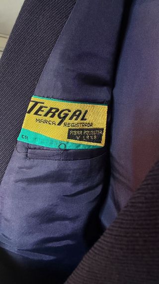 Americana niño azul