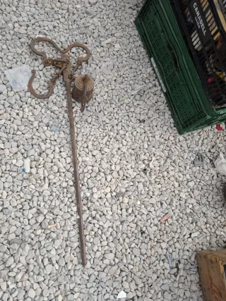 Báscula romana antigua