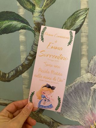 Segnalibro o segnaposto