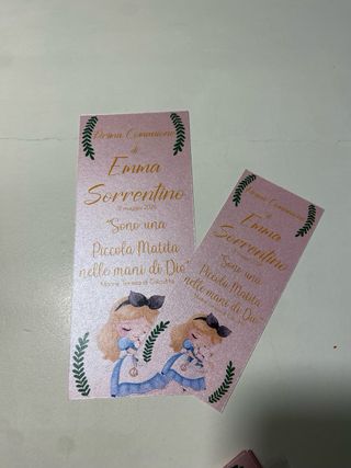 Segnalibro o segnaposto