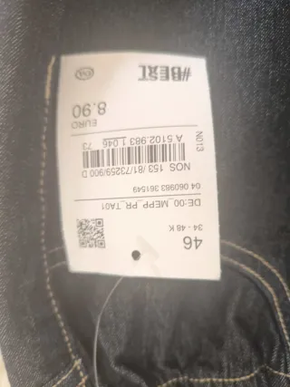 Pantalón vaquero elástico azul