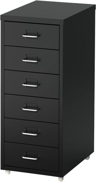 Cajonera Metálica Negra Ikea Helmer