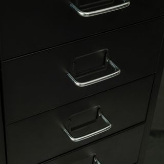 Cajonera Metálica Negra Ikea Helmer