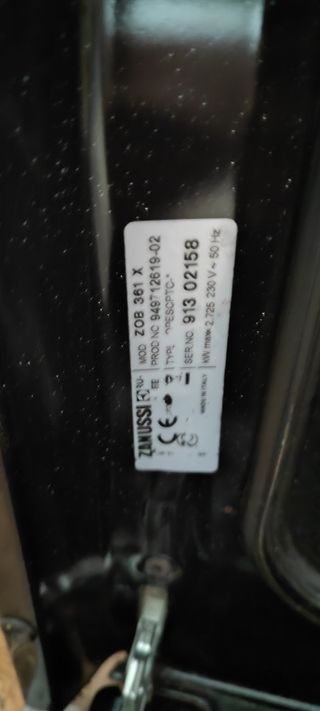 Horno Eléctrico Zanussi