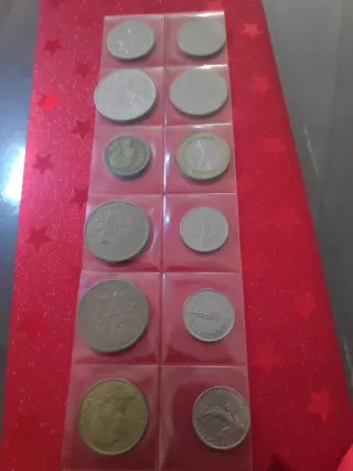 12 Monedas República Francesa Varias