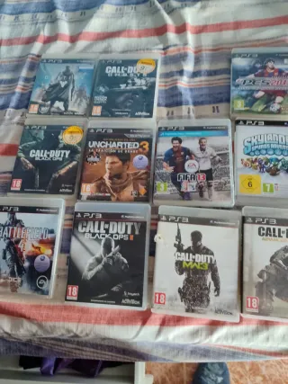 Lote Juegos PS3: Call of Duty, Battlefield, Unchar