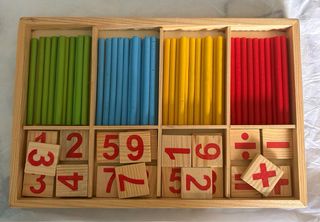 Juguetes Matemáticos Montessori Madera