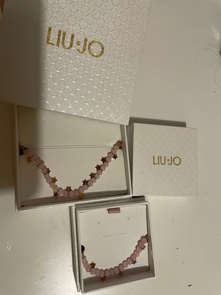 Set Collana e Bracciale Liu Jo Oro Rosa
