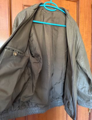 Cazadora cuero, Piel autentica, Vintage.