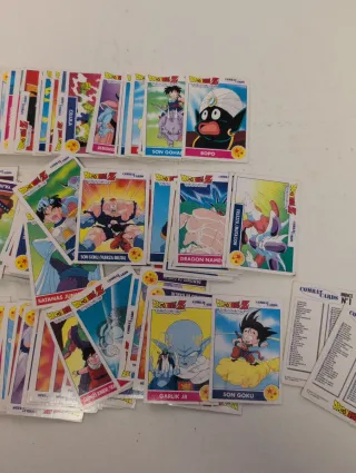 Dragon Ball Z cartas coleccionables