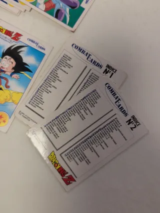 Dragon Ball Z cartas coleccionables