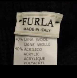 Berretta Furla in lana e pelo