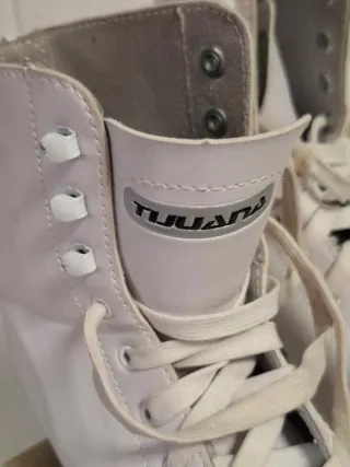 Patines blancos 4 ruedas talla 37