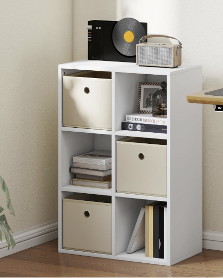 Estantería Cubo Almacenamiento 6 Compartimentos