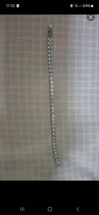 Pulsera plata circonitas
