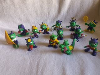 LOTE FIGURAS PVC PITUFOS ASTRO SNIKS BULLY, CNT..