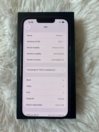 iPhone 13 Pro 128GB Grigio Siderale + Scatola