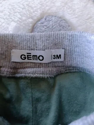 Pantalones largos Gemo bebé 3 meses
