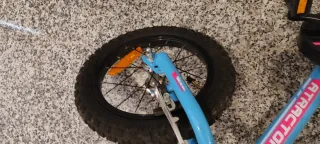 Bicicleta infantil 14 pulgadas azul