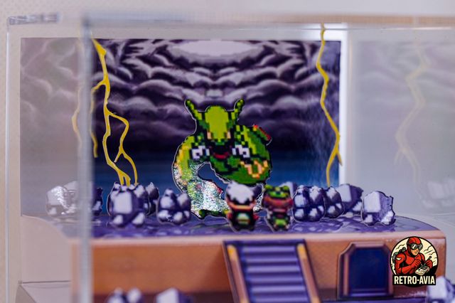 Cubo Diorama 3D Pokemon Versione Smeraldo