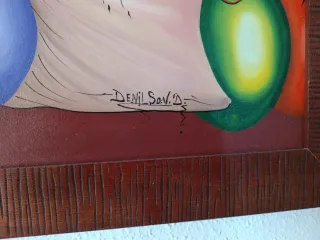 (NO COMPRAR A 1€) Cuadro Cultura Haitiana