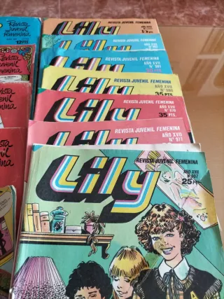 Lote 19 Revistas-Comic Lily años 70