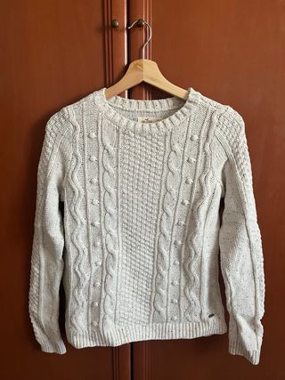 Jersey Hollister crudo trenzado