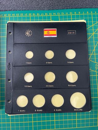 7 Hojas Monedas Euro España