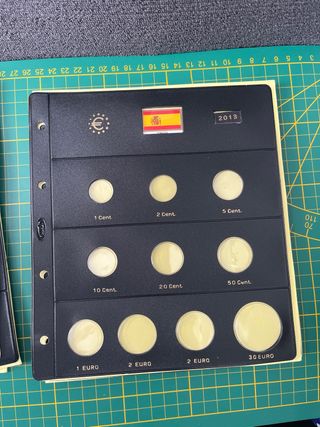 7 Hojas Monedas Euro España