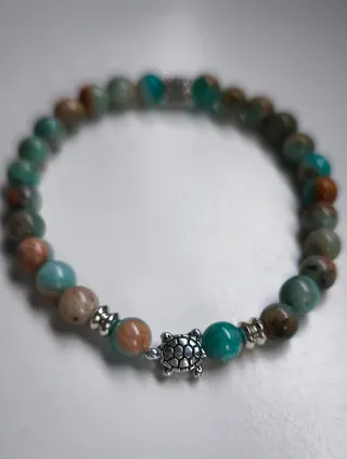 Varias pulseras de  Piedra Natural/Acero Inox