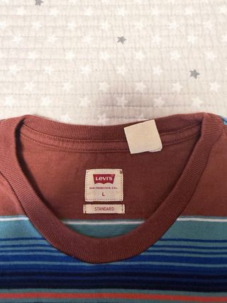 Camiseta Levi's hombre rayas multicolor