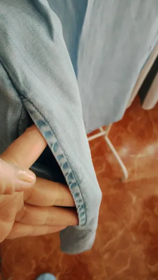 Vestido vaquero bordado mujer T.46/48